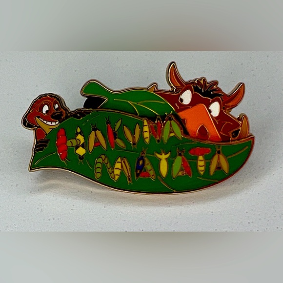 Disney Pin Lion King Hakuna Matata Leaf and Grubs Timon and Pumbaa 2023 - Picture 1 of 5